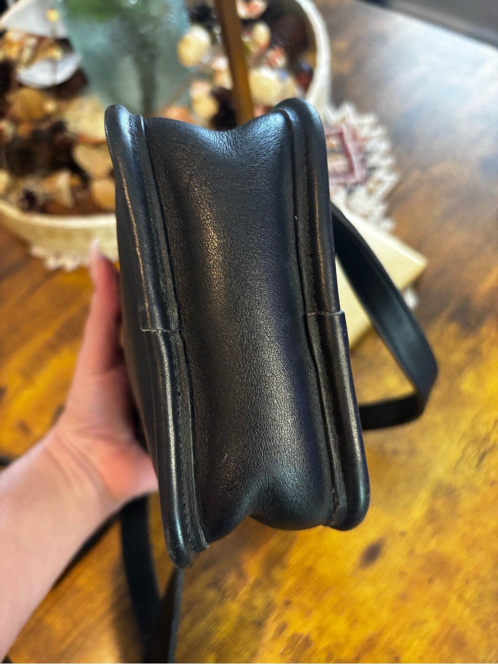 Vintage Coach 9973 Black Leather Camera Crossbody Bag - Picture 4 of 9